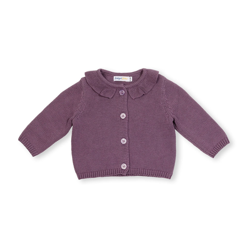 Amber Knit Cardigan - Mulberry – Indigo & Lellow Store